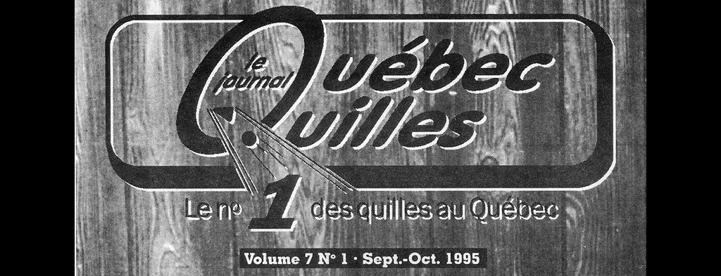 Logo Journal Quebec Quilles Sept Oct 1995 Une